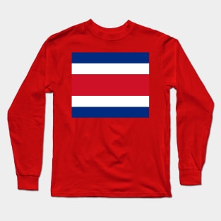 Costa Rica Flag Long Sleeve T-Shirt